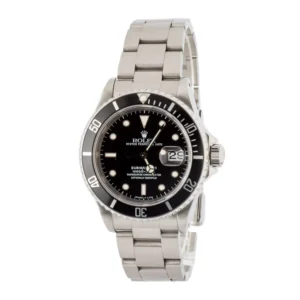 used rolex 16610 submariner black dial