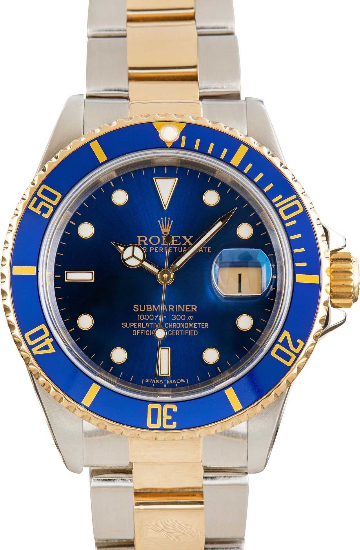 Pre-owned Rolex Submariner 16613 Two Tone - Image 4