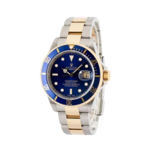 pre owned rolex submariner steel & gold 16613 bluesy