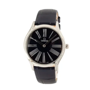 omega de ville tresor blue roman dial