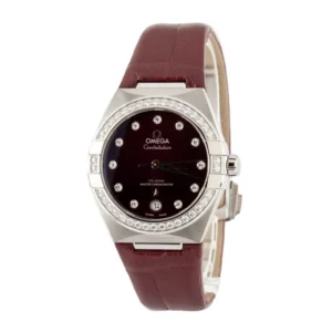 omega constellation red diamond dial