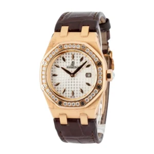 ladies audemars piguet royal oak diamond bezel