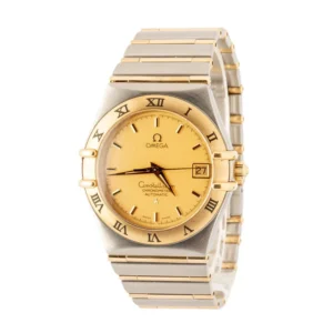 pre owned omega constellation 1202.10.00 champagne dial