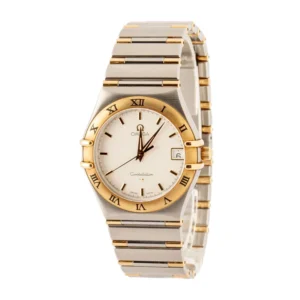 used omega constellation 1312.30.00 silver dial