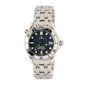 pre owned omega seamaster 2562.80.00 blue dial