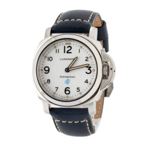 pre owned panerai luminor base logo pam00630 white dial