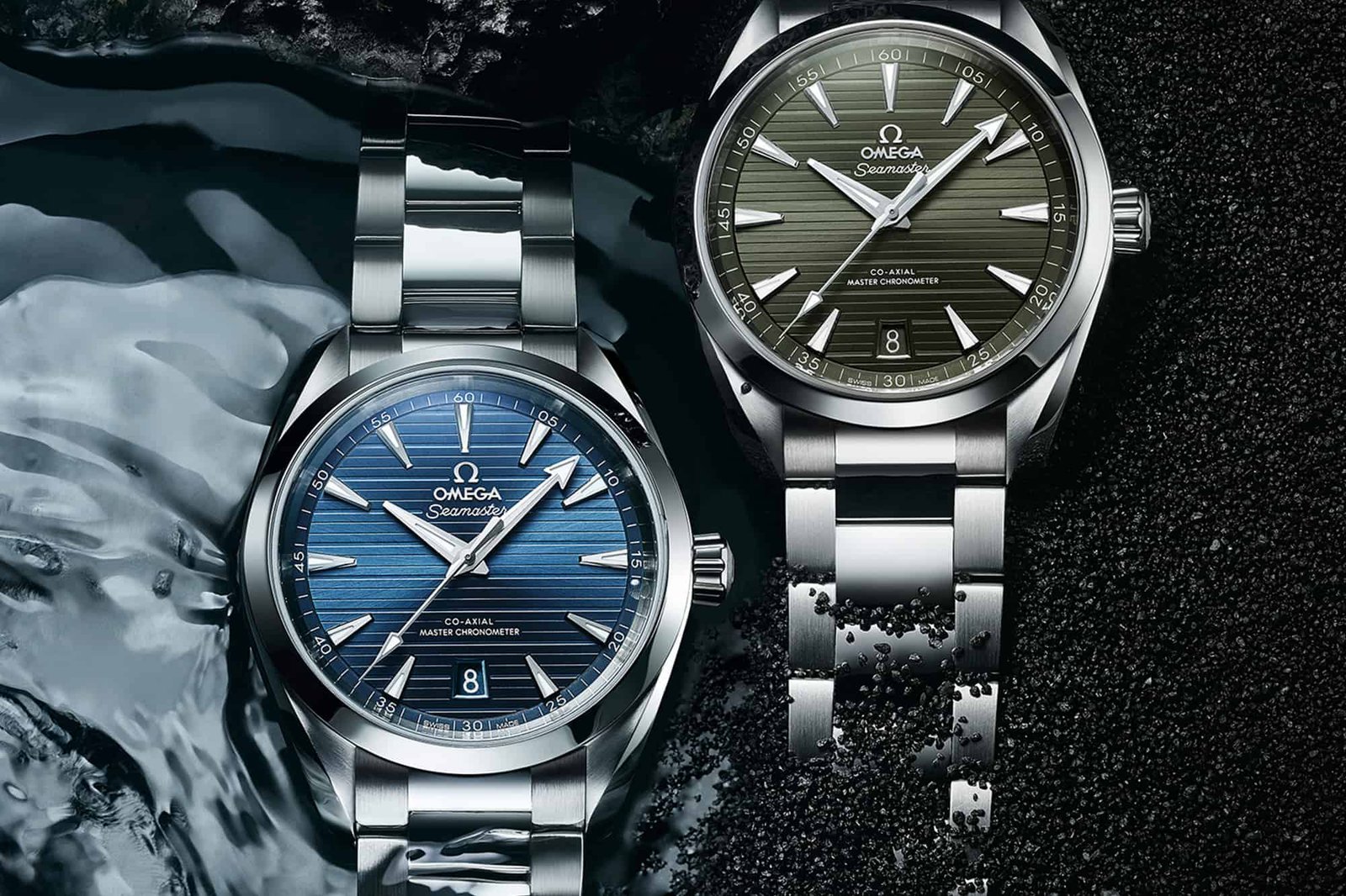 Omega Seamaster Aqua Terra 41.5 mm – sophisticated blue dial and steel bracelet
